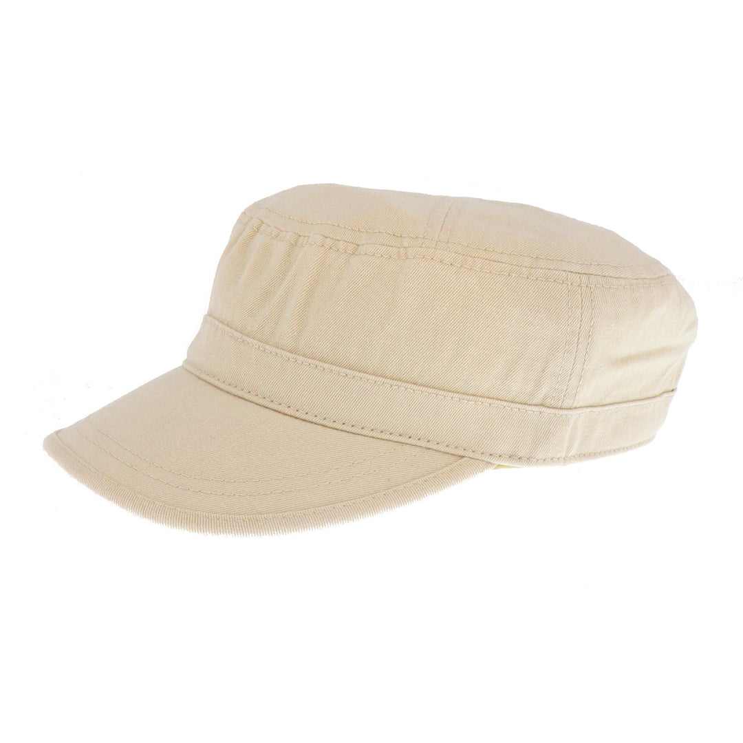 Engineers 100% Cotton Twill Cap in Light Beige