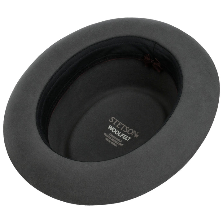 Stetson Maysville Pork Pie Wool Hat Grey