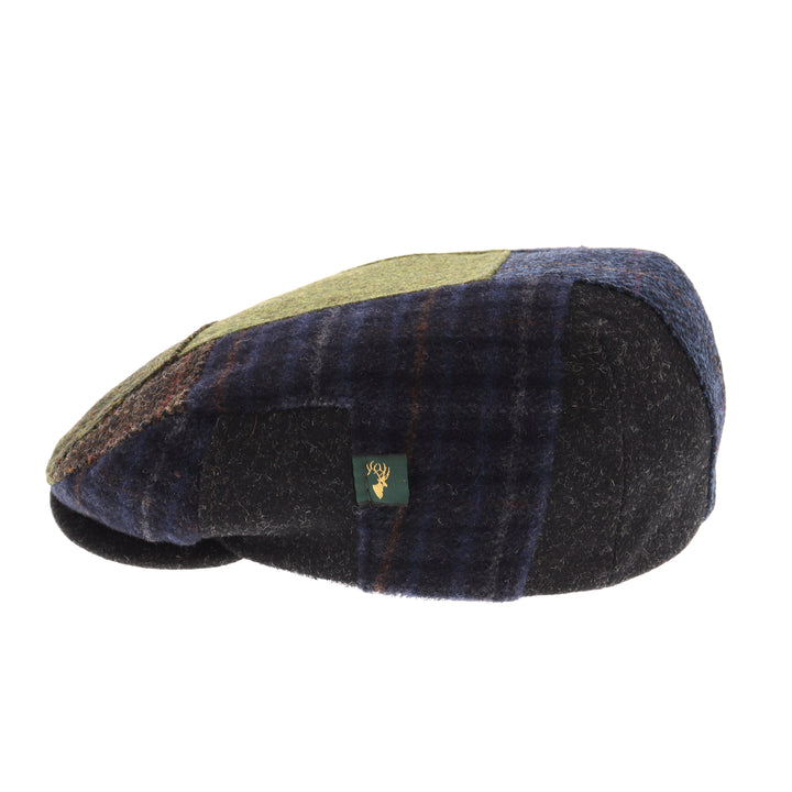 100% Wool Patchwork Flat Cap