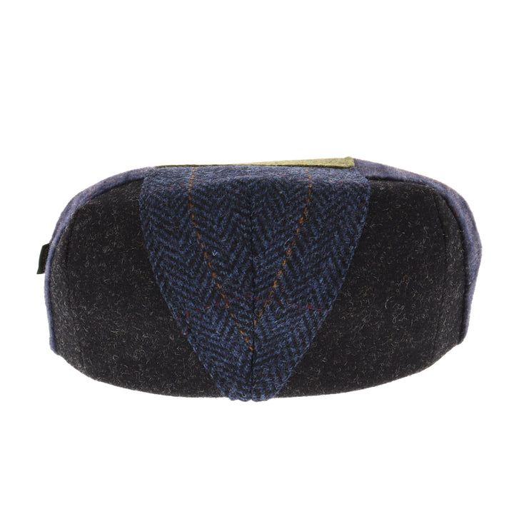 100% Wool Patchwork Flat Cap