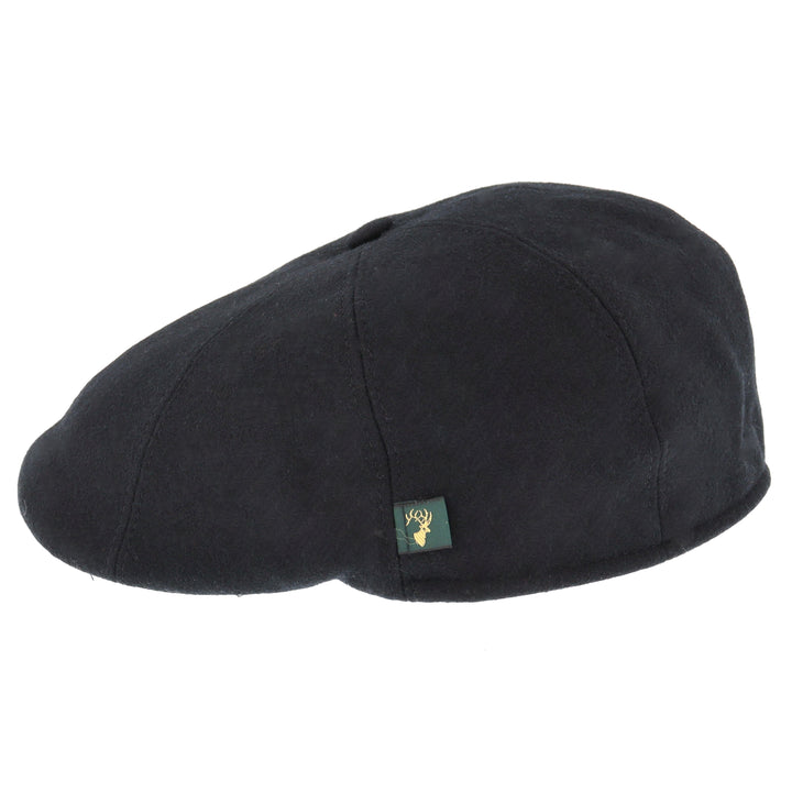 Black Killarney Pub Cap – 100% Wool by Mucros Weavers