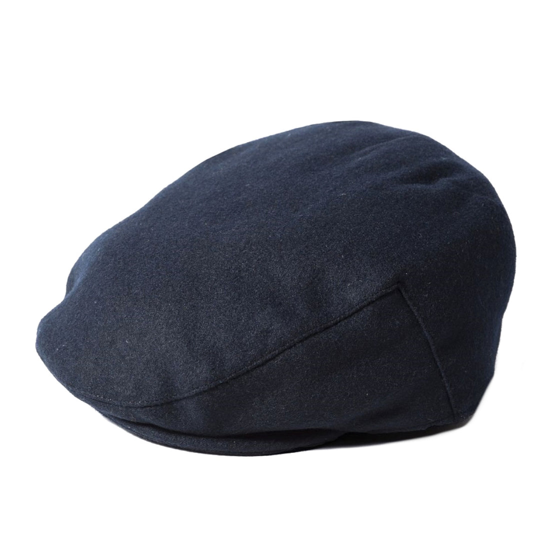 Failsworth Melton Flat Cap in Navy