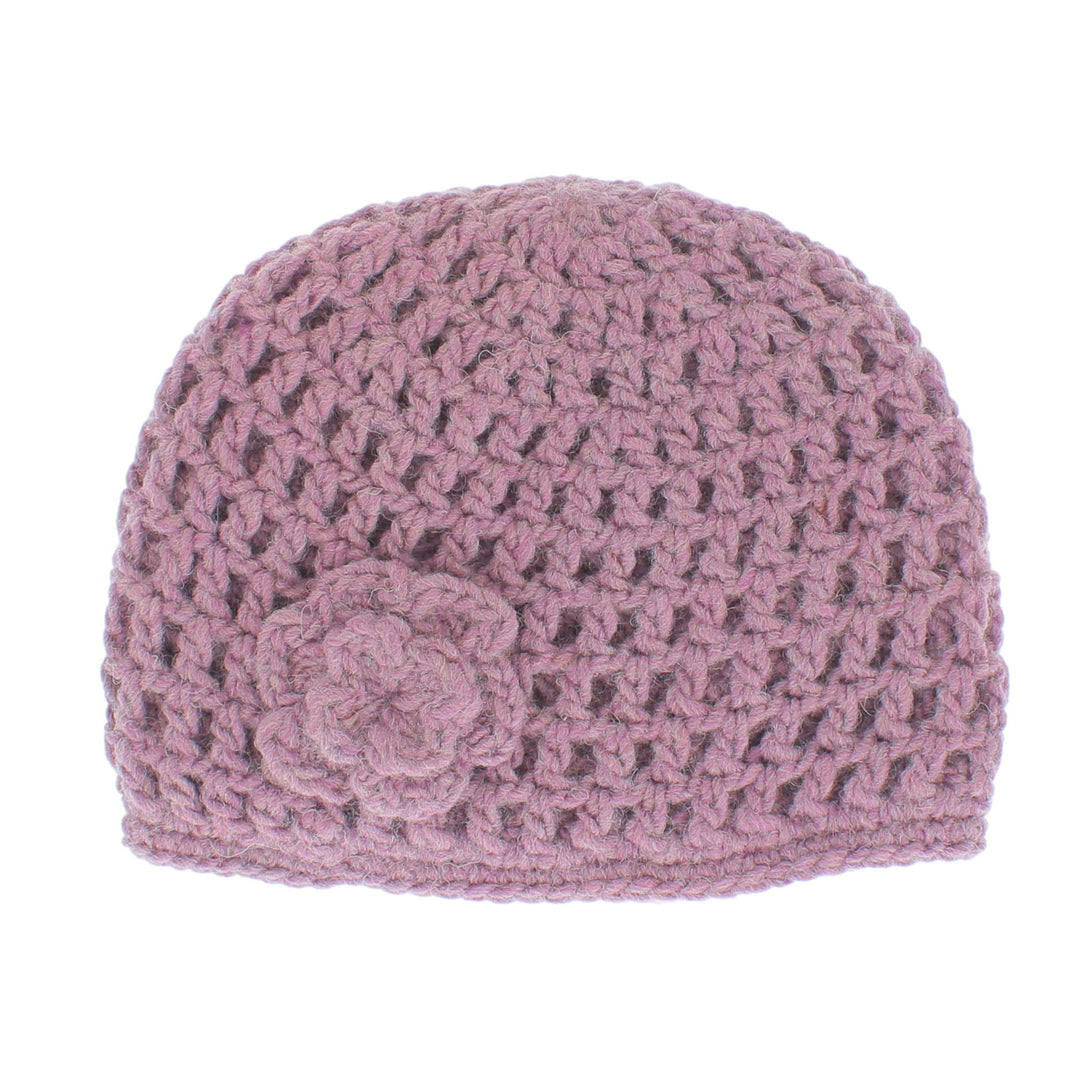 McBurn Crochet Beanie Hat Lilac