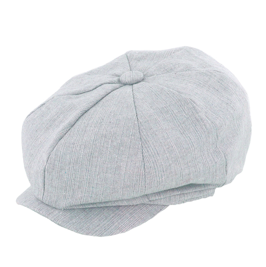 Lightweight Summer Bakerboy Cap In Light Blue
