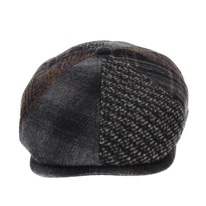 Whiteley Patchwork Cap in Charcoal