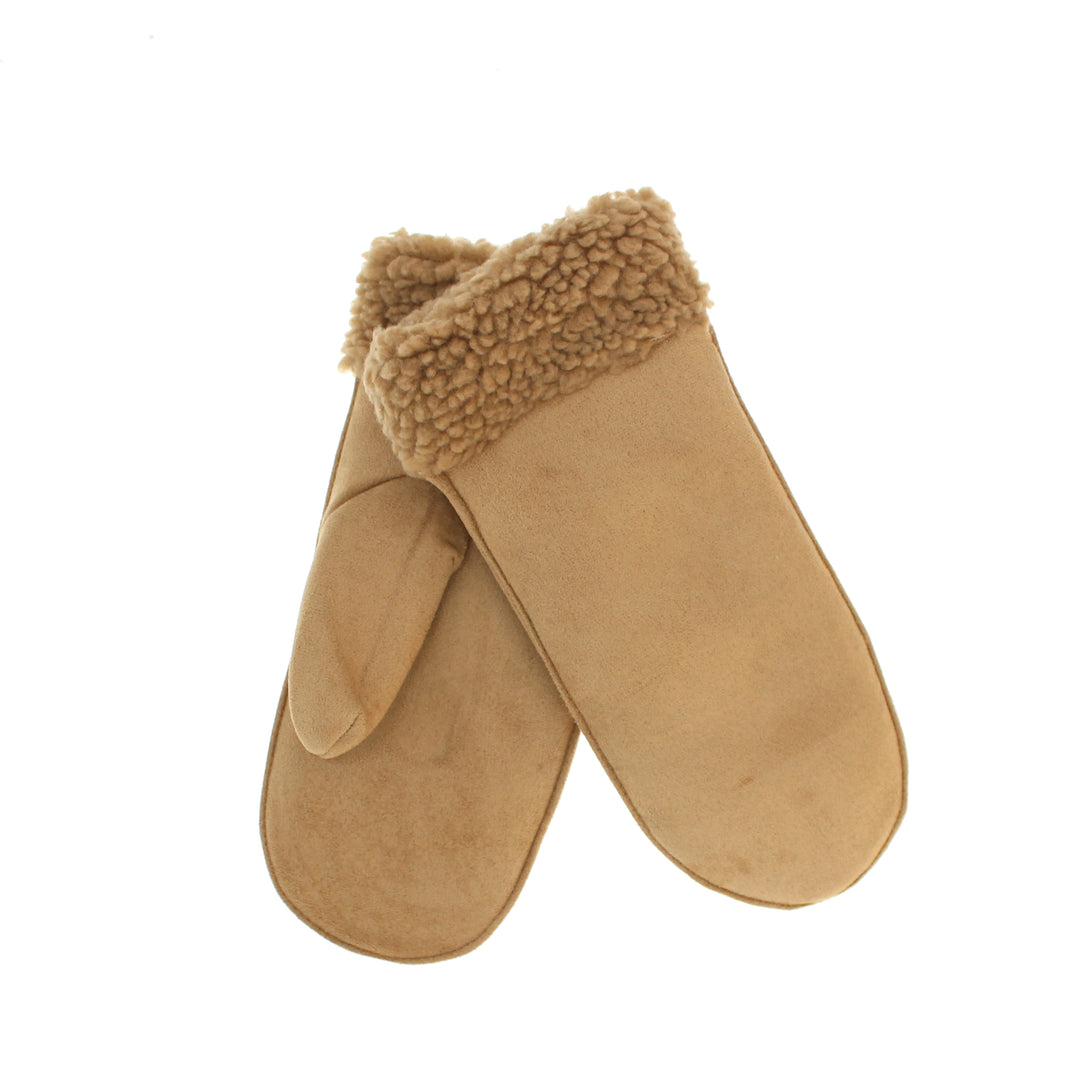 LADIES SUPER SOFT SHERPA MITTENS