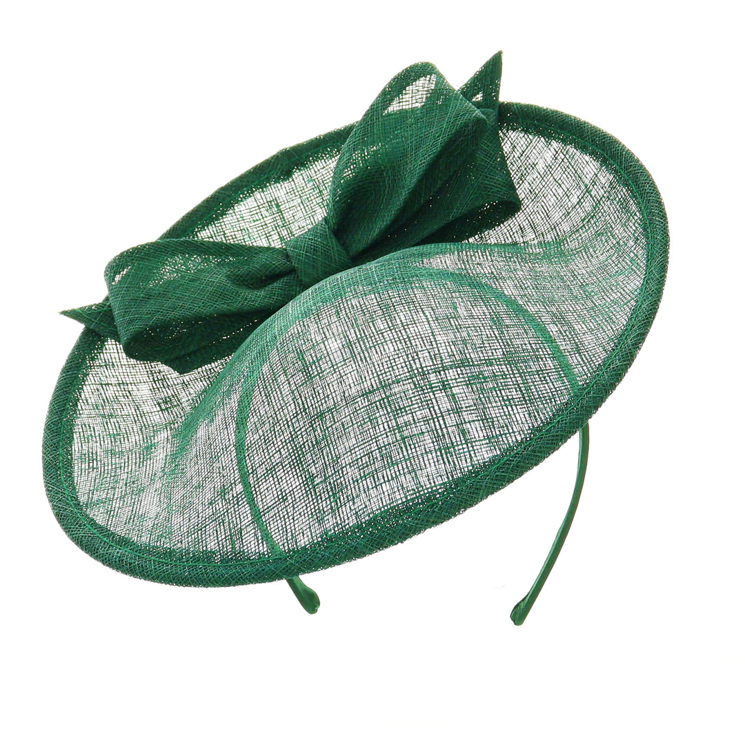 Bottle Green Maddox Small Headband Fascinator