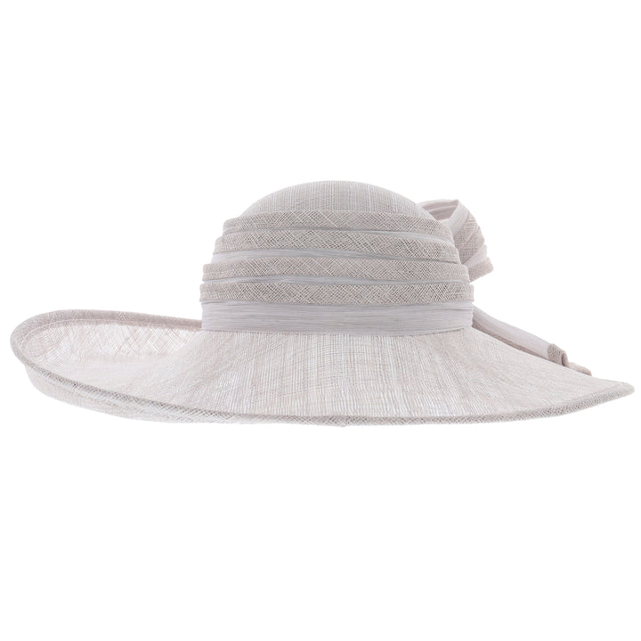 Pearl Wide Oval Brim Ladies Wedding Hat