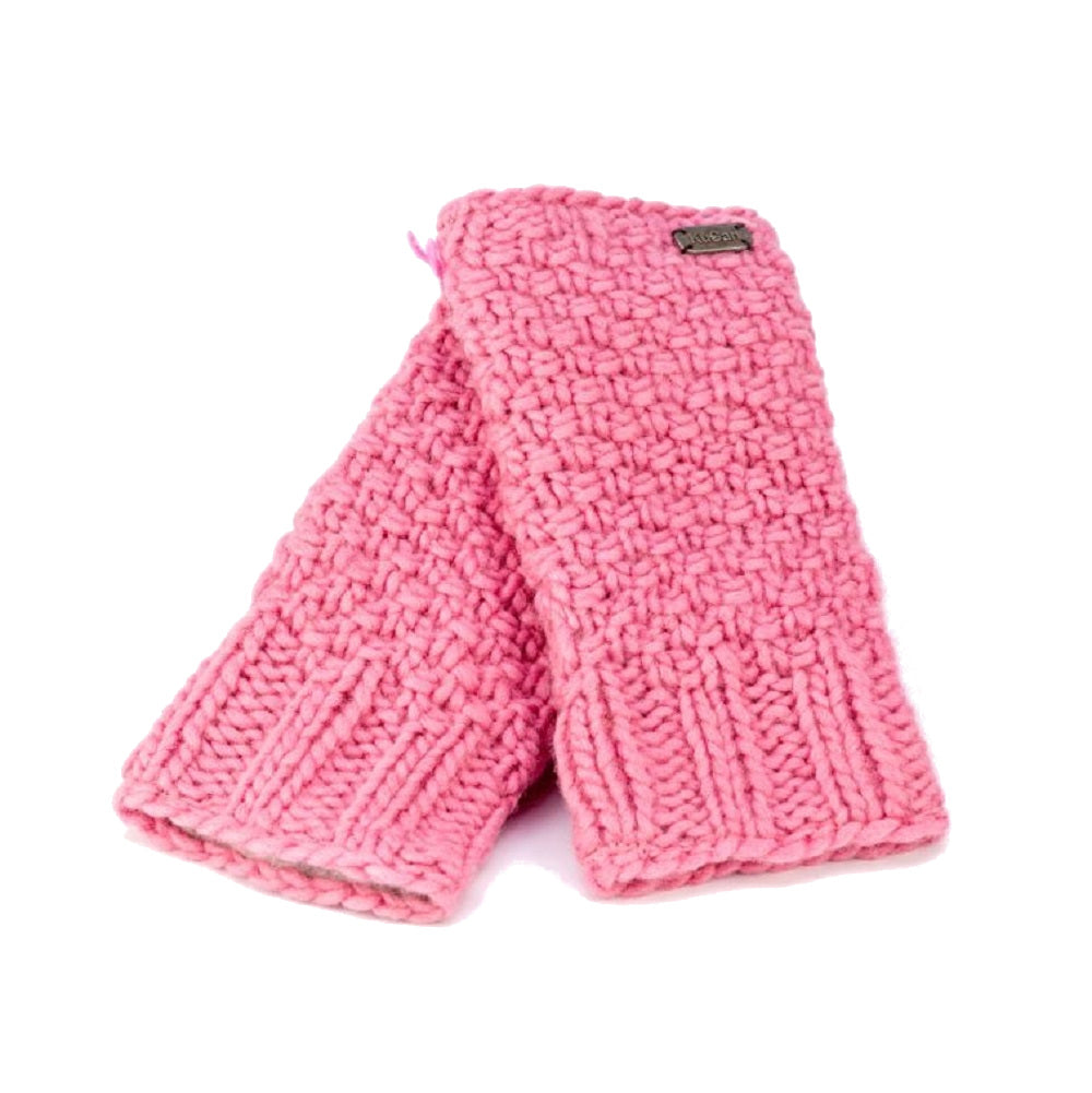 Kusan Moss Yarn Handwarmers 100% Wool Pink (PK1329)