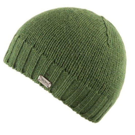 Kusan Merino Wool Beanie Hat Green