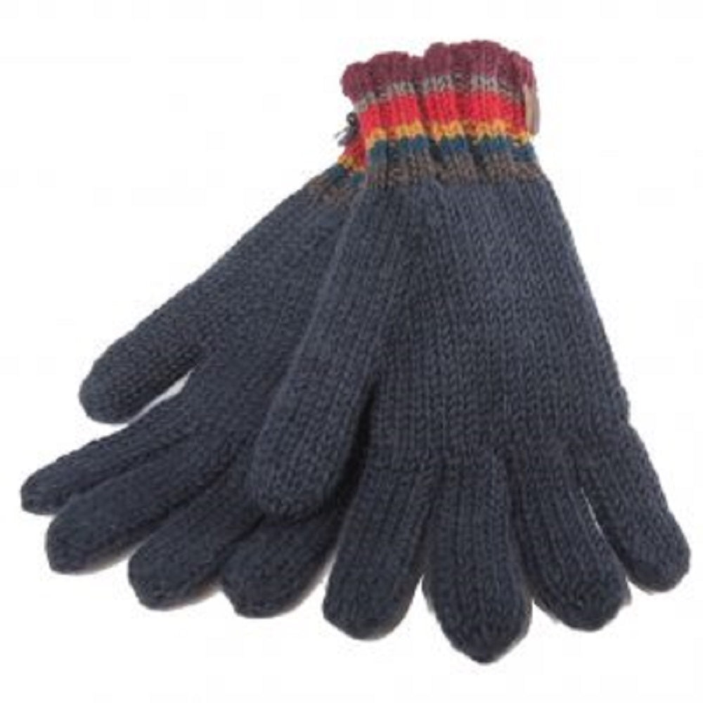 Kusan Knitted Gloves Navy