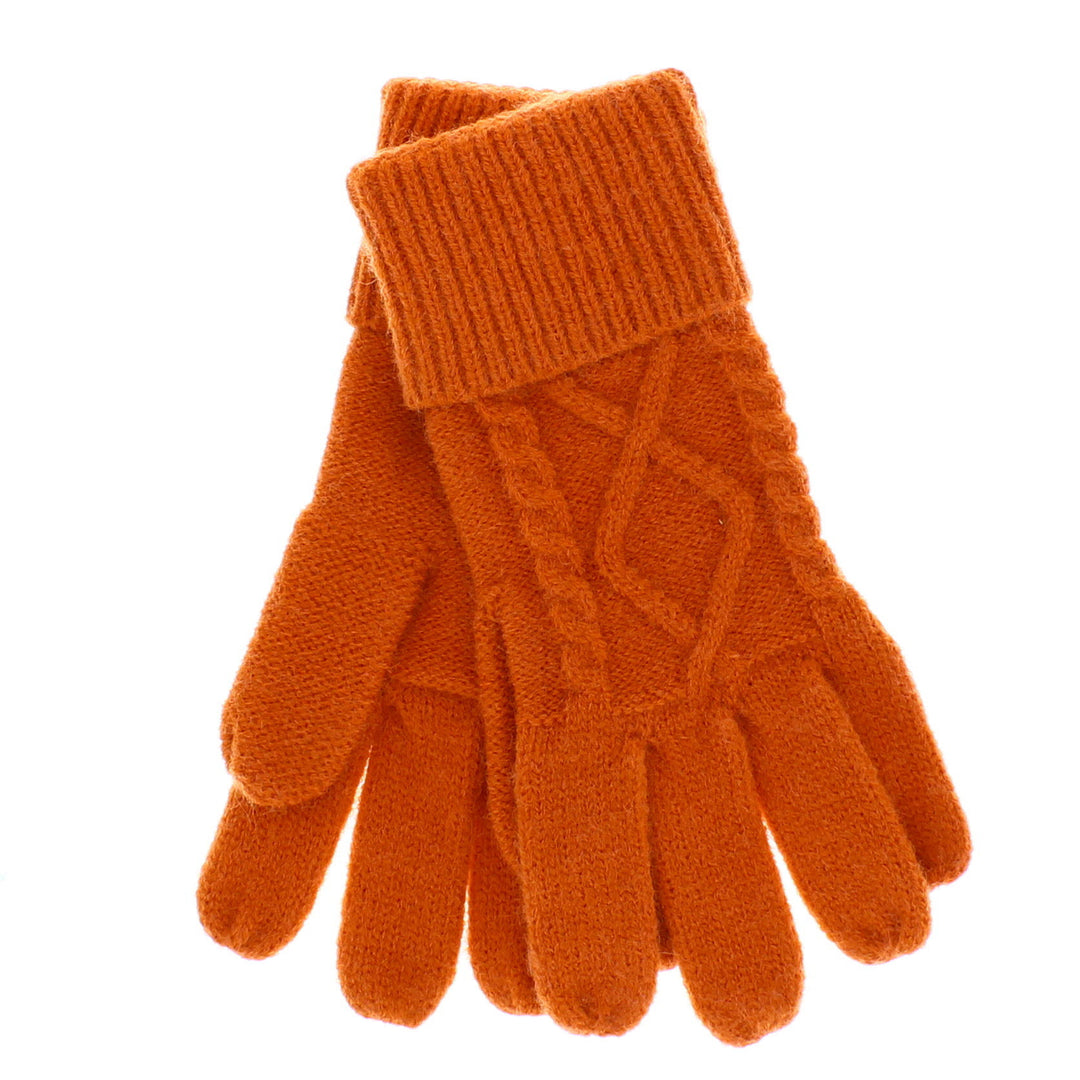 Orange Cable Gloves