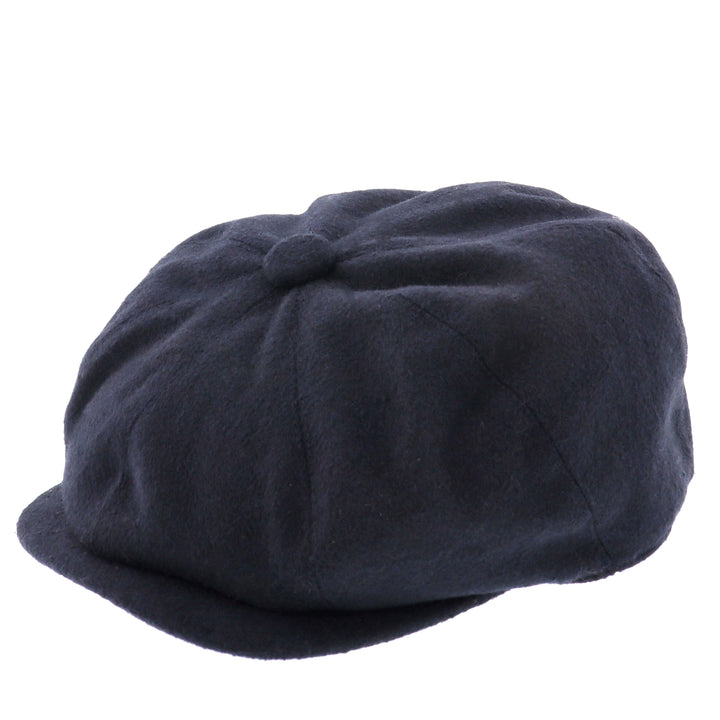 Rob Wool Blend Bakerboy Cap - Navy