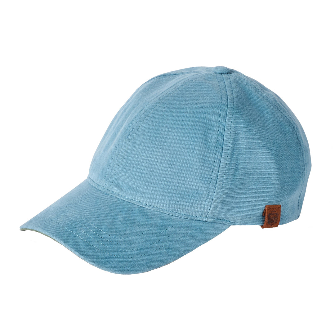 Failsworth Adjustable Canvas Cotton Baseball Cap Sky/Sage