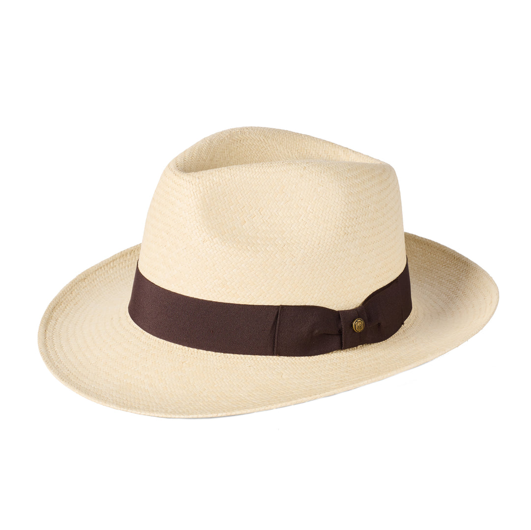 Failsworth Snapbrim Panama Hat in Natural