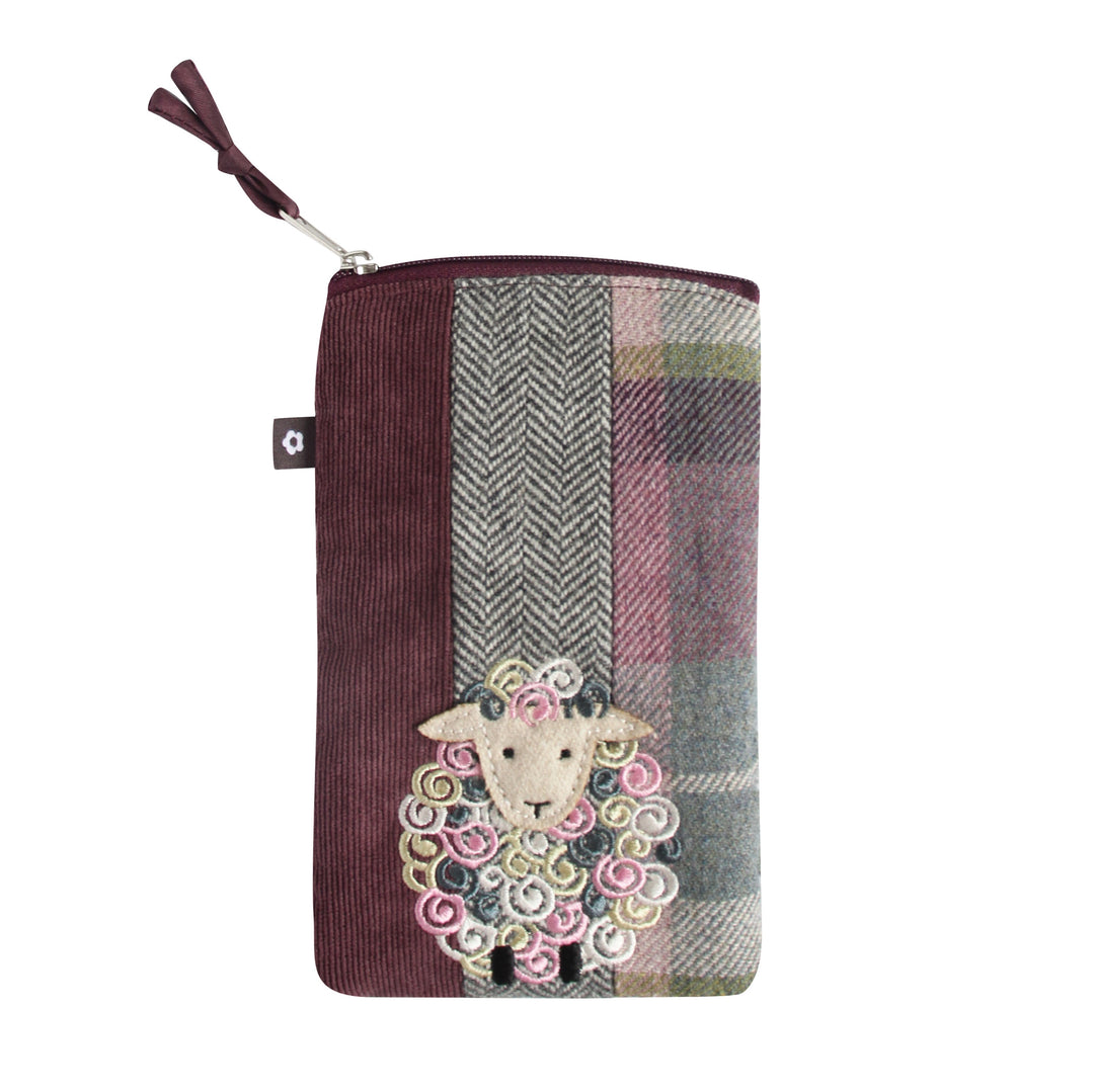Sheep Applique Glasses Case by Earth Squared