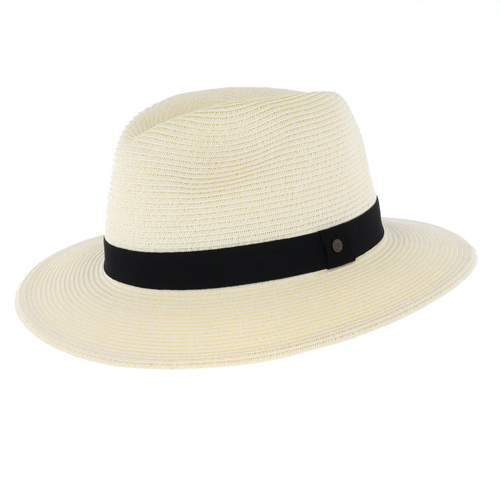 Havana Straw Fedora Hat From Sunday Afternoons in Cream