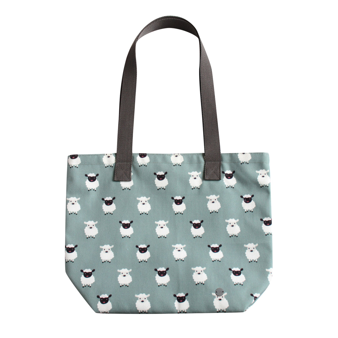 Sheep Cotton Canvas Tote Bag by Earth Squared