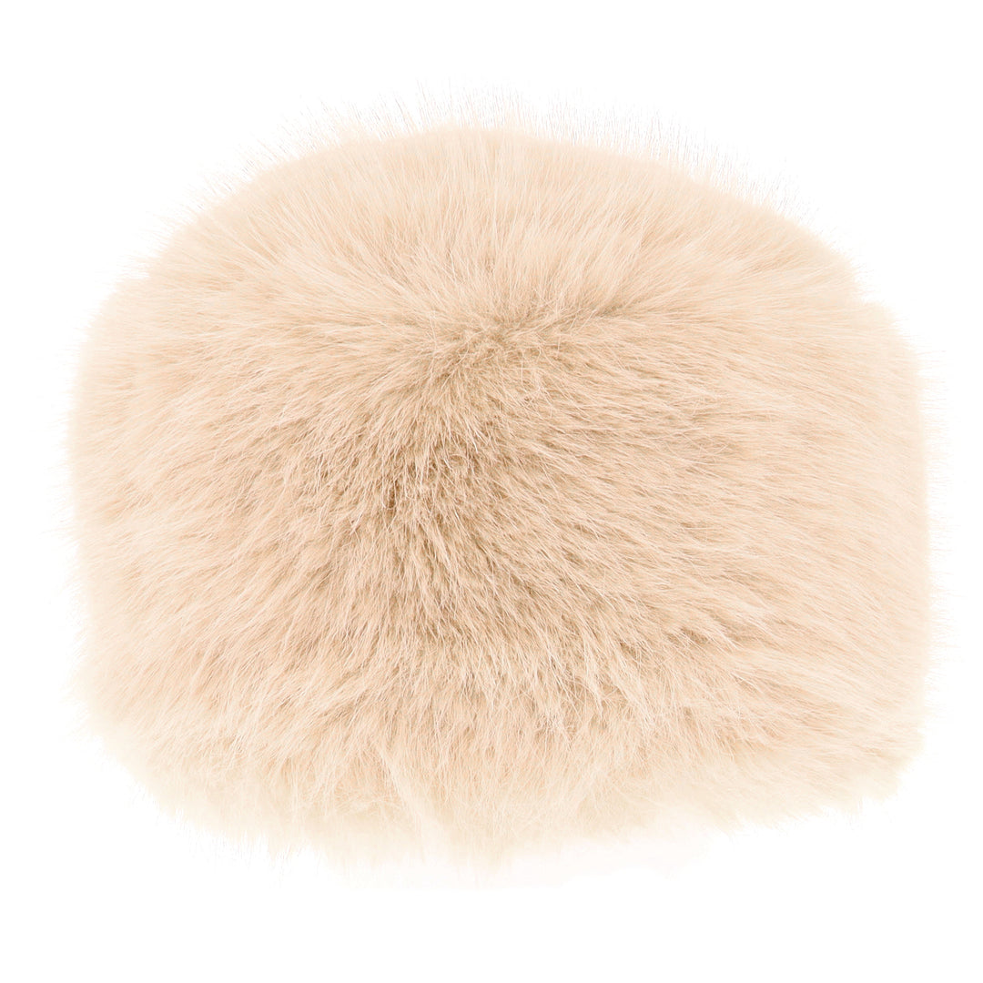 Faux Fur Cossack Hat in Cookie