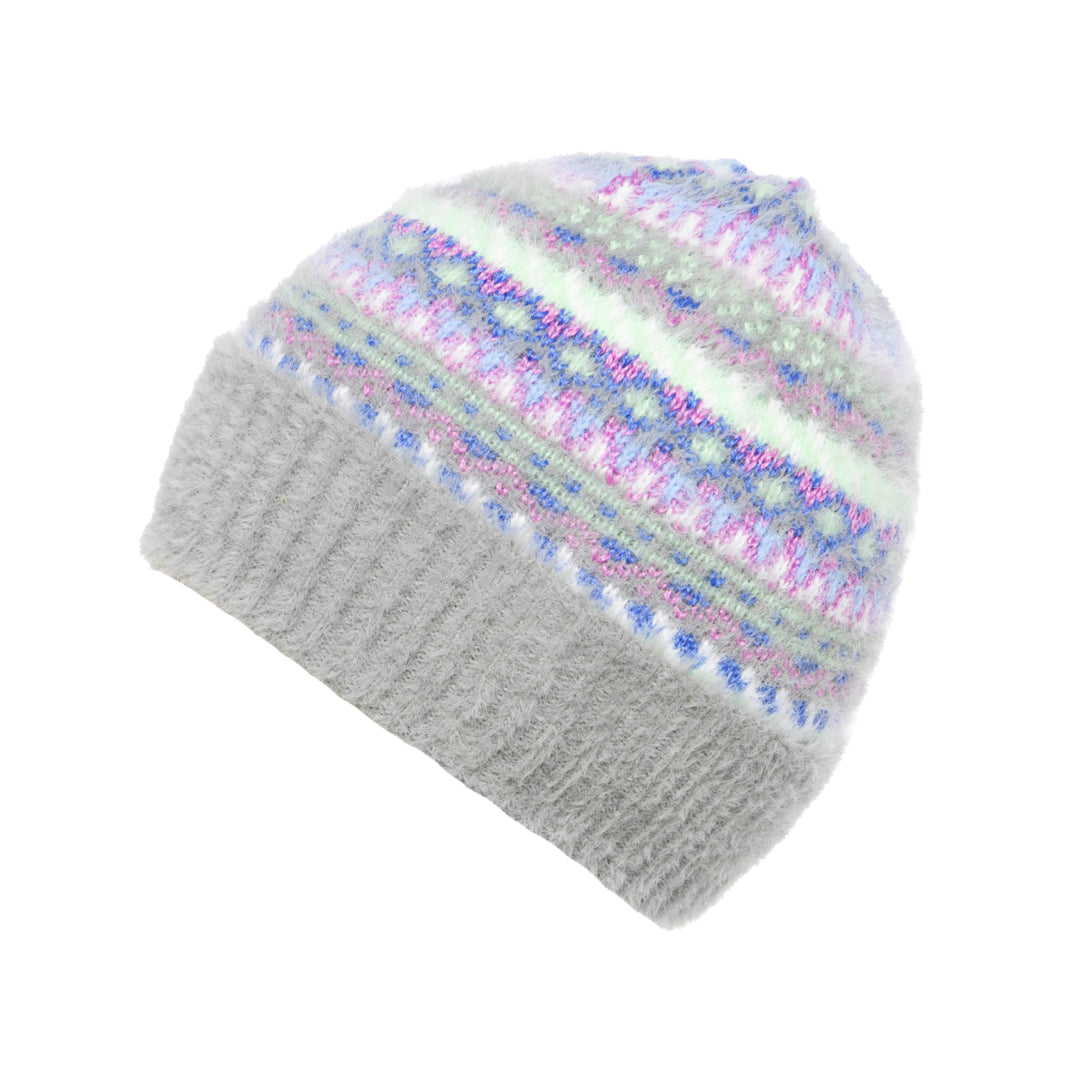 Angelica Fairisle Beanie Hat