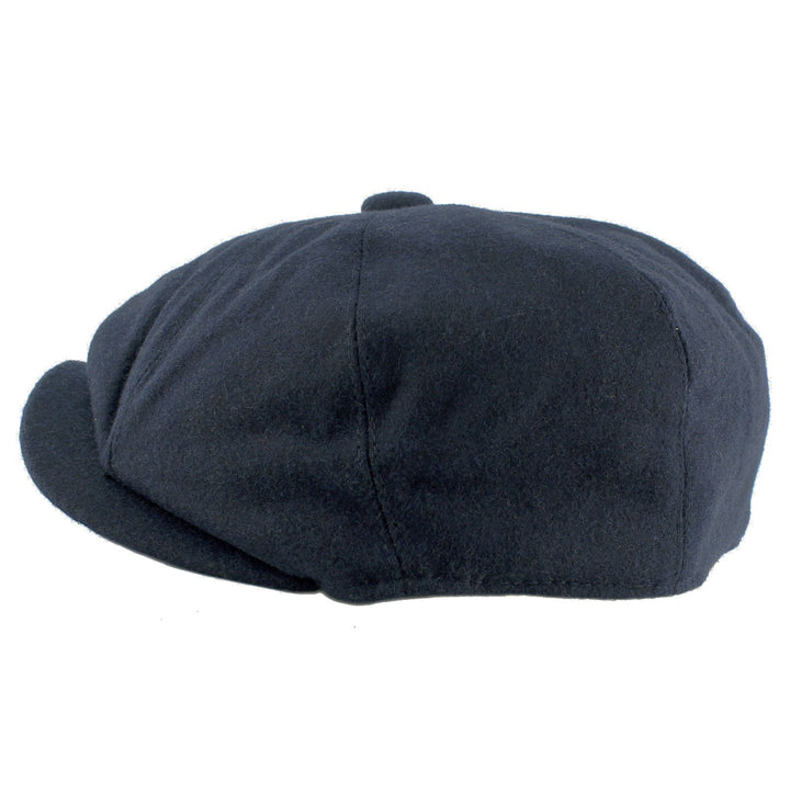 Rob Wool Blend Bakerboy Cap - Navy