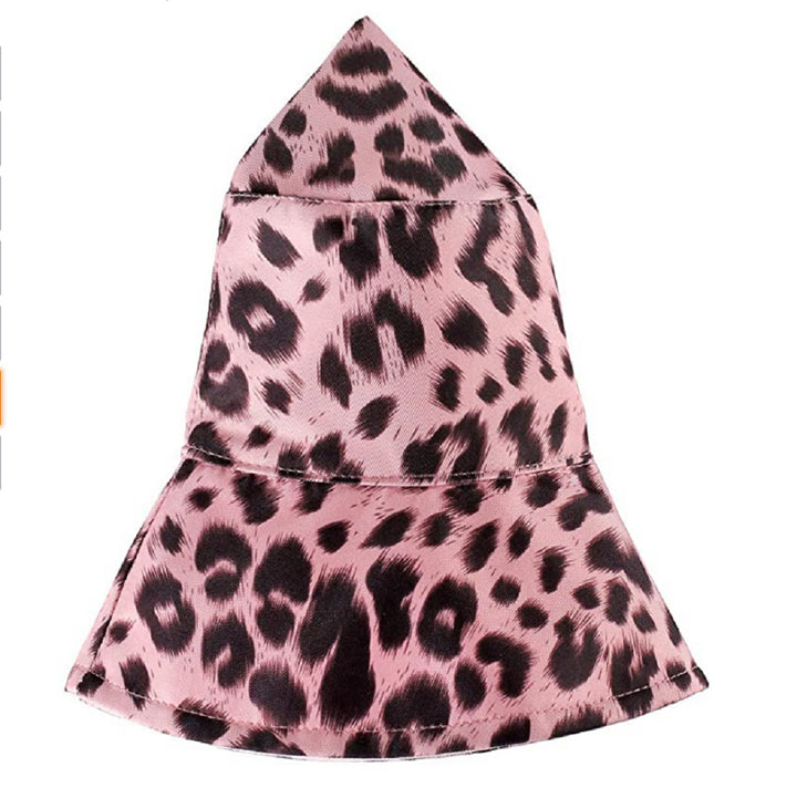 Ladies Wide Brim Reversible Leopard Print Bucket Hat (A1585)
