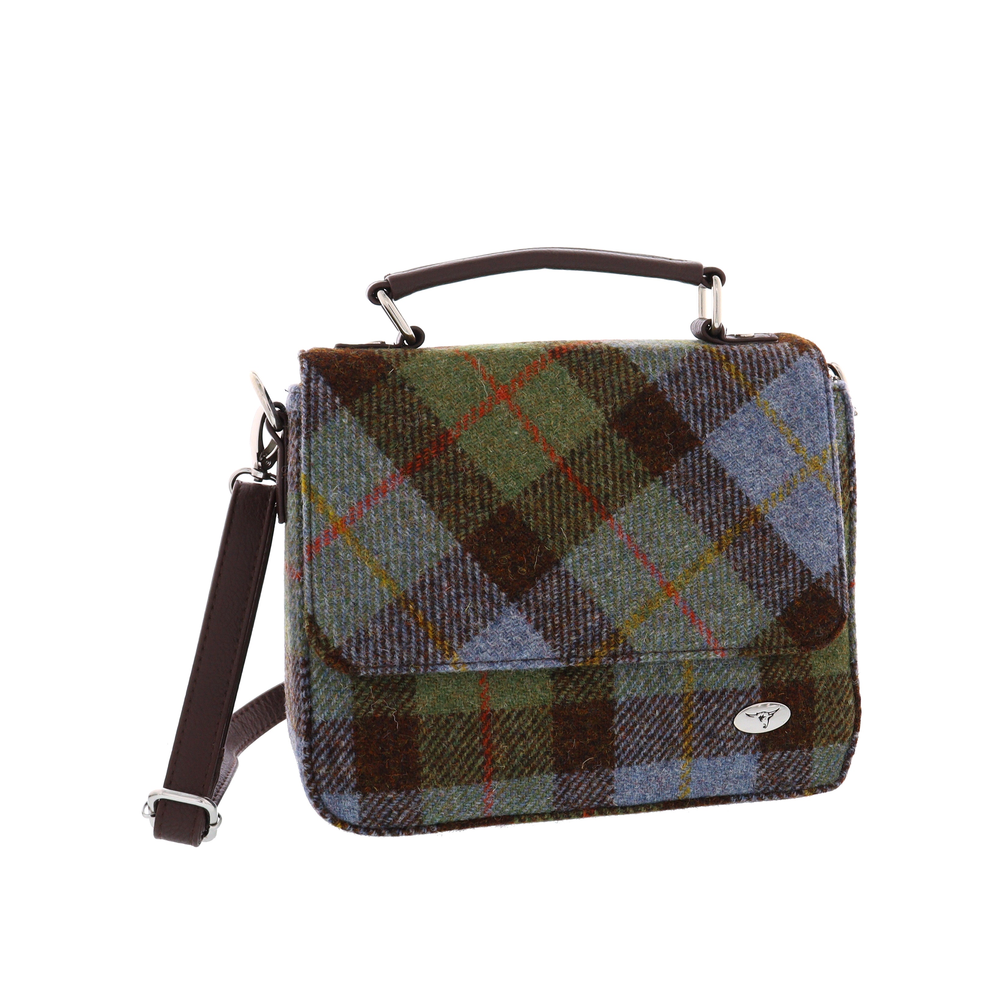 Glen Appin Harris Tweed Thurso Handbag MacLeod Tartan The Hat Company