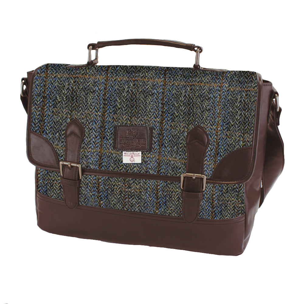 Carloway Harris Tweed Briefcase Travel Bag