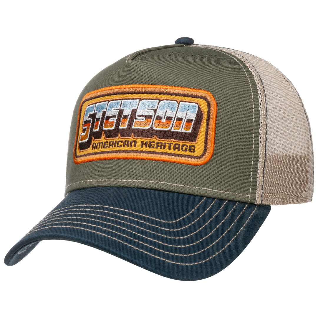 Stetson American Heritage Baseball/Trucker Cap Adjustable Snapback Chrome