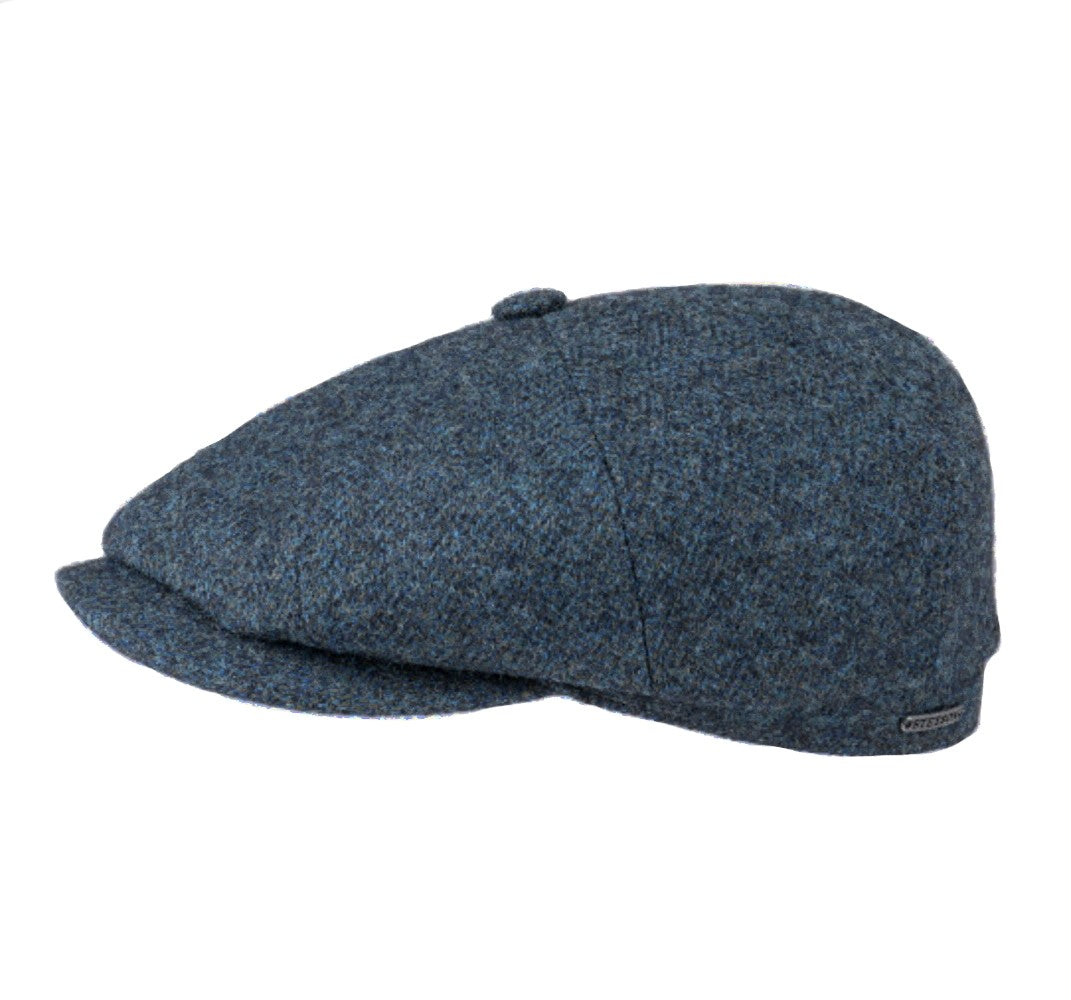 Stetson Wool Rich Blue Hatteras Bakerboy/Newsboy Cap