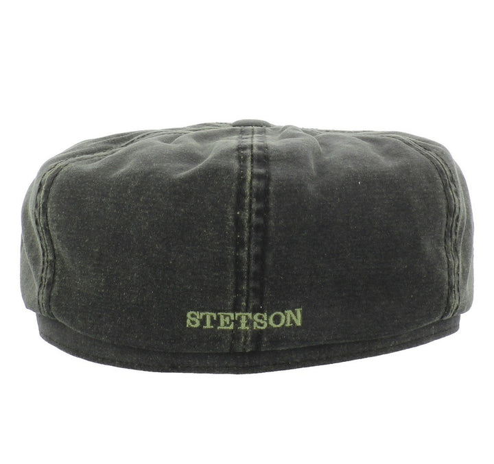 Stetson Hatteras Cotton Cap With Ear Flaps In Olive