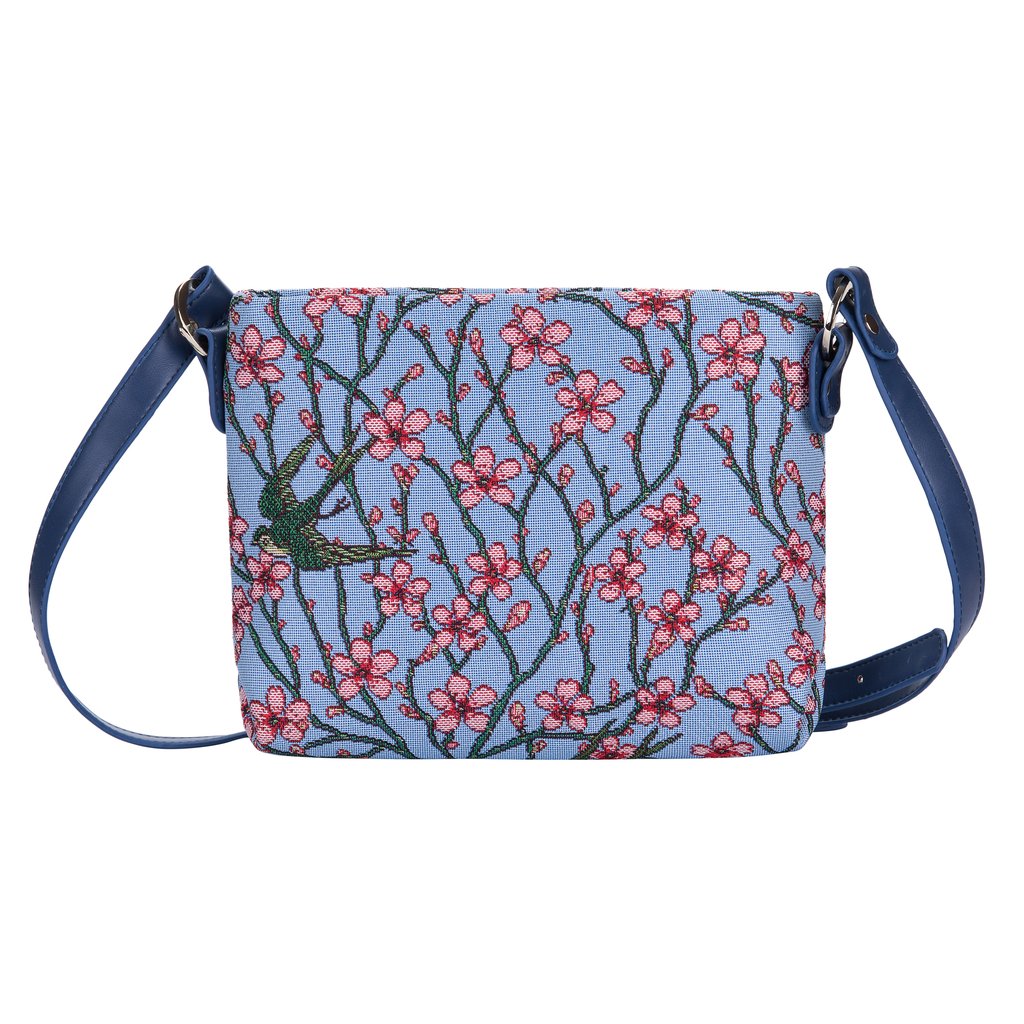 Blossoms & Swallows Signare Tapestry Style Crossbody Handbag (XB02)