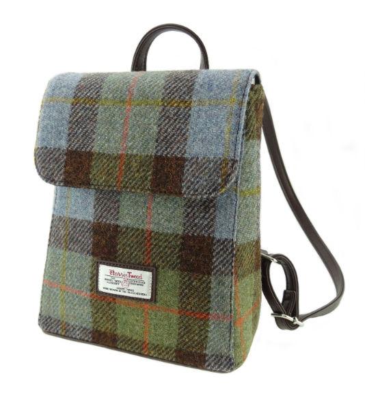 Glen Appin Harris Tweed Tummel Backpack MacLeod Tartan