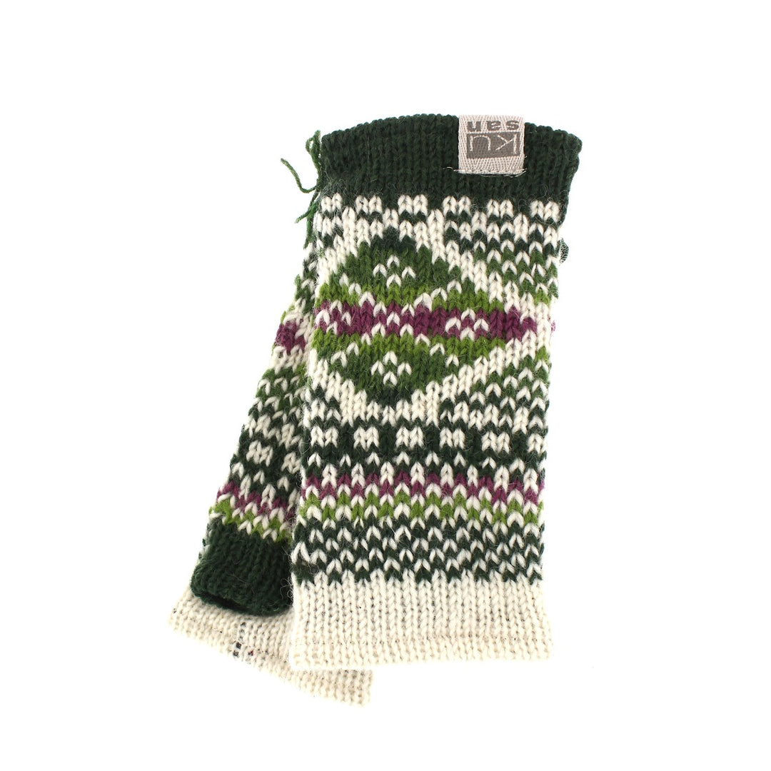 Kusan Wool Handwarmers Green