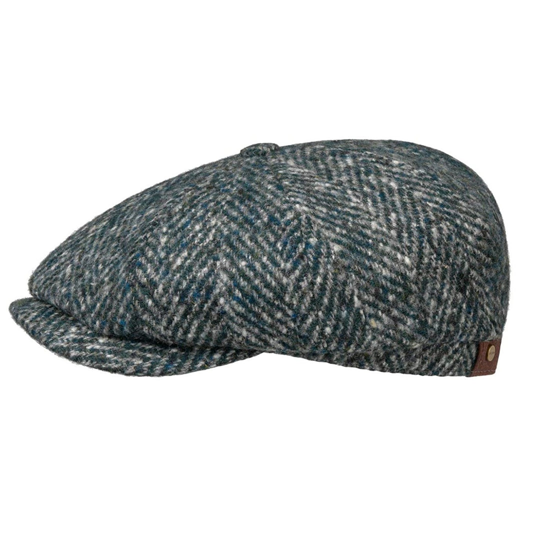 Stetson Hatteras Wool Bakerboy Cap Green/Blue