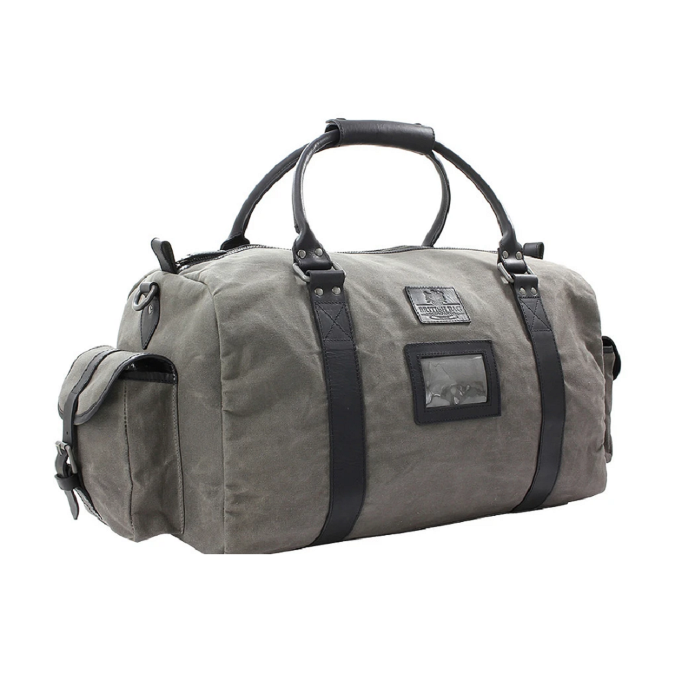 Waxed canvas holdall sale