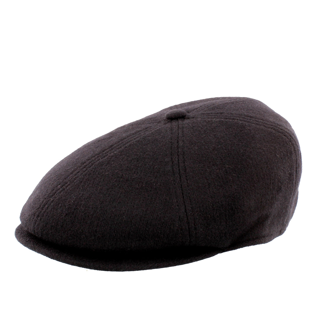 Failsworth Hudson Merino Wool Cap Abraham Moon Fabric In Black