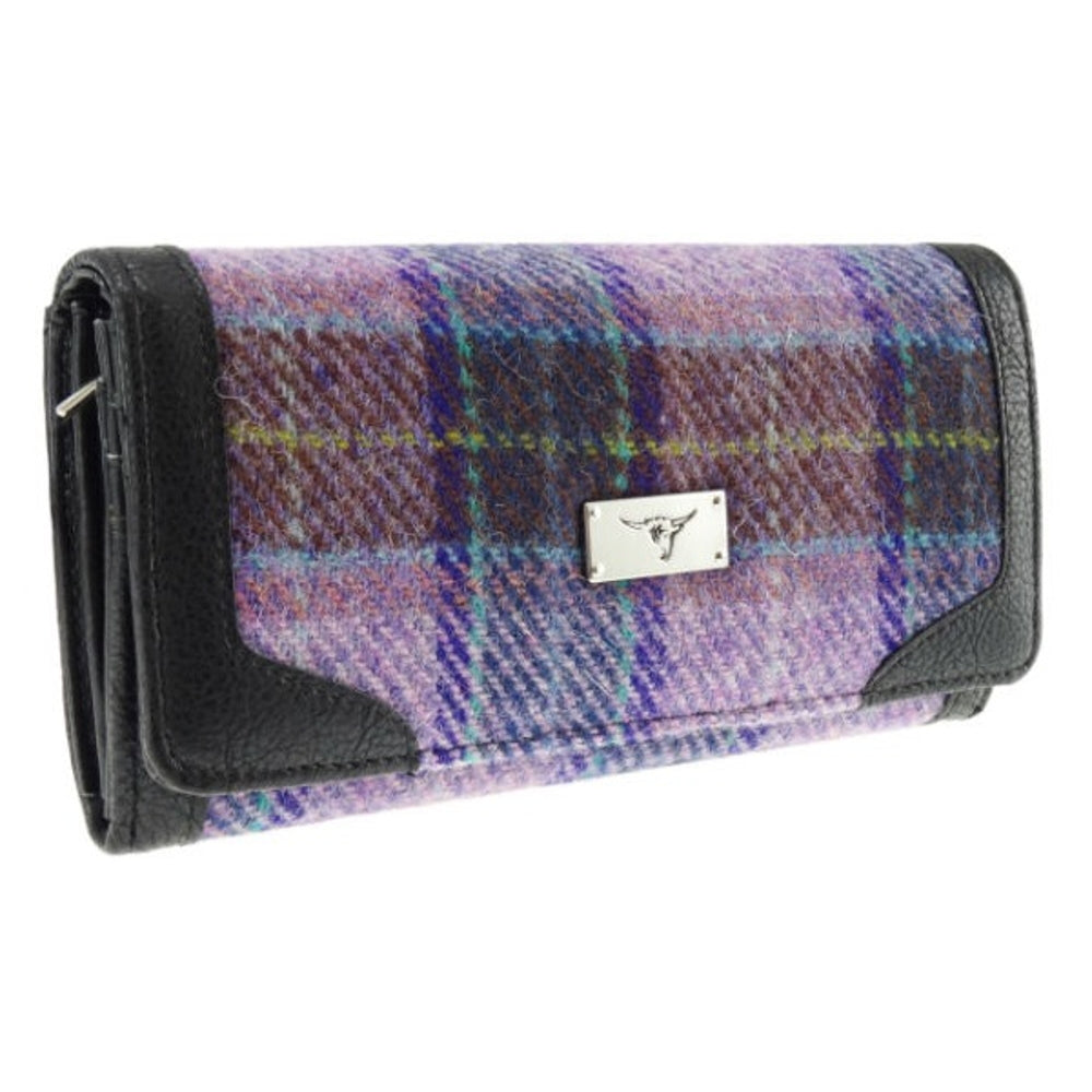 Glen Appin Harris Tweed Ladies Bute Fold Over Purse LB2000 The Hat Company