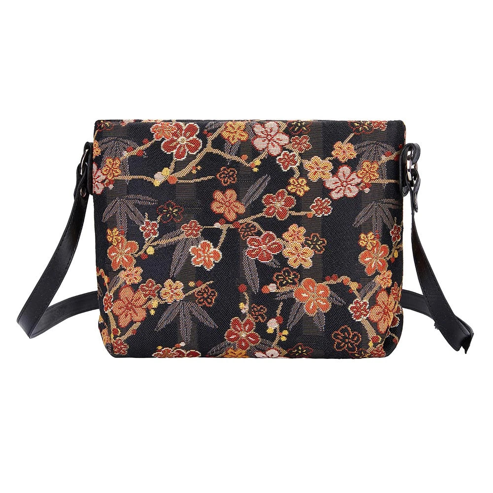 Ume Sakura Signare Tapestry Style Crossbody Handbag (XB02)