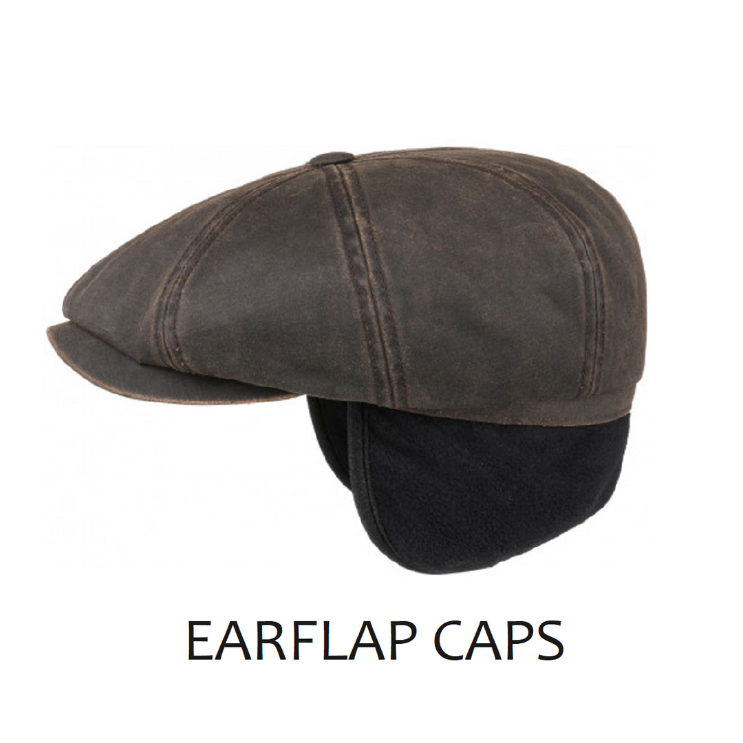 Mens Earflap Cap