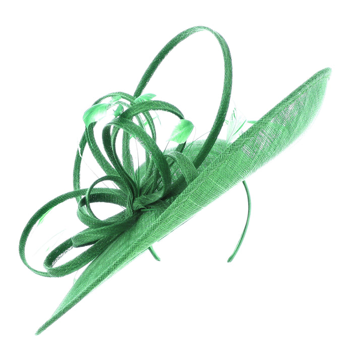 Emerald Large 47cm Disc Headband Fascinator from Maddox (034)