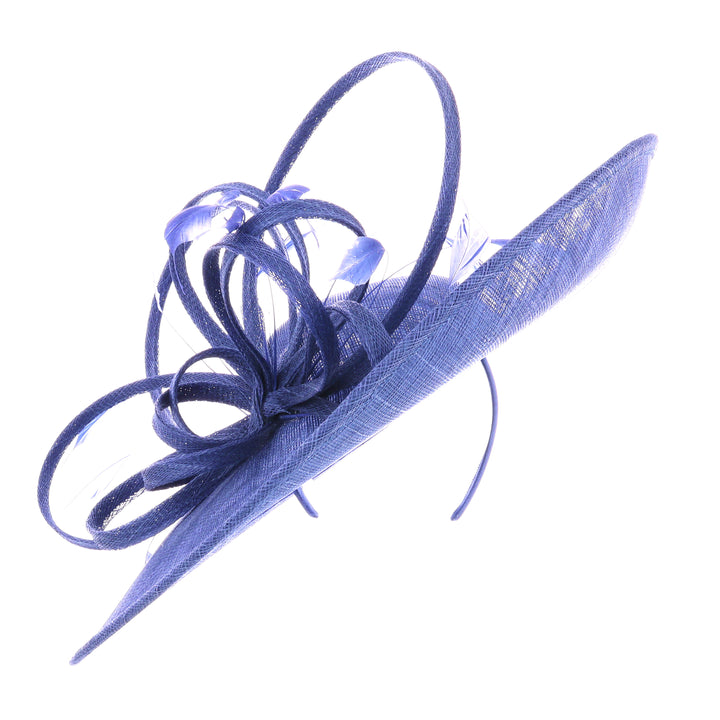 Marine Large 47cm Disc Headband Fascinator from Maddox (034)