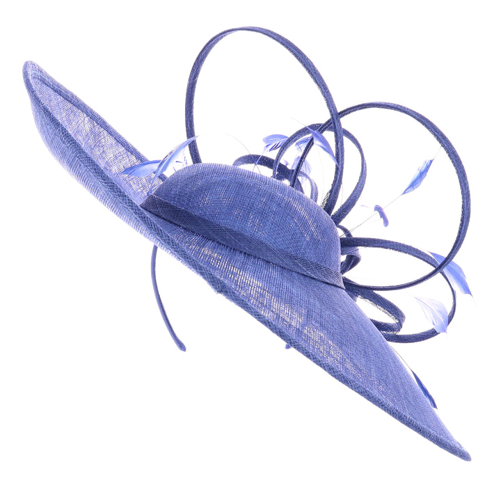 Marine Large 47cm Disc Headband Fascinator from Maddox (034)