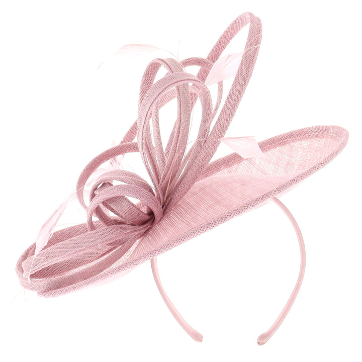 Metallic Rose Tear Disc Headband Fascinator (089)