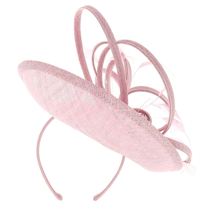 Metallic Rose Tear Disc Headband Fascinator (089)