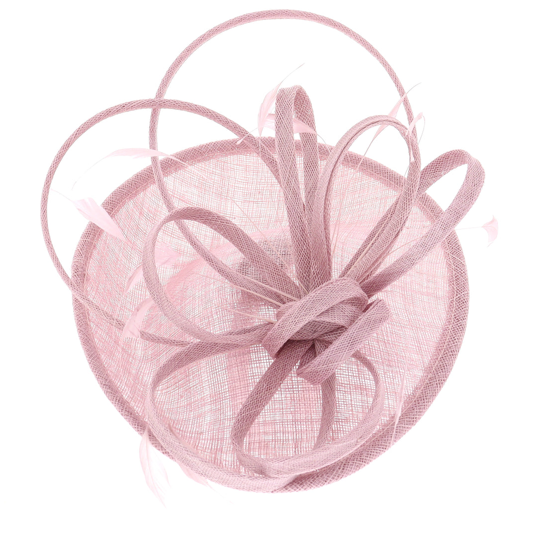Metallic Rose Tear Disc Headband Fascinator (089)