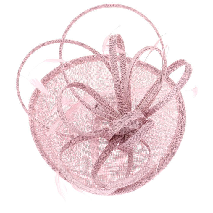 Metallic Rose Tear Disc Headband Fascinator (089)