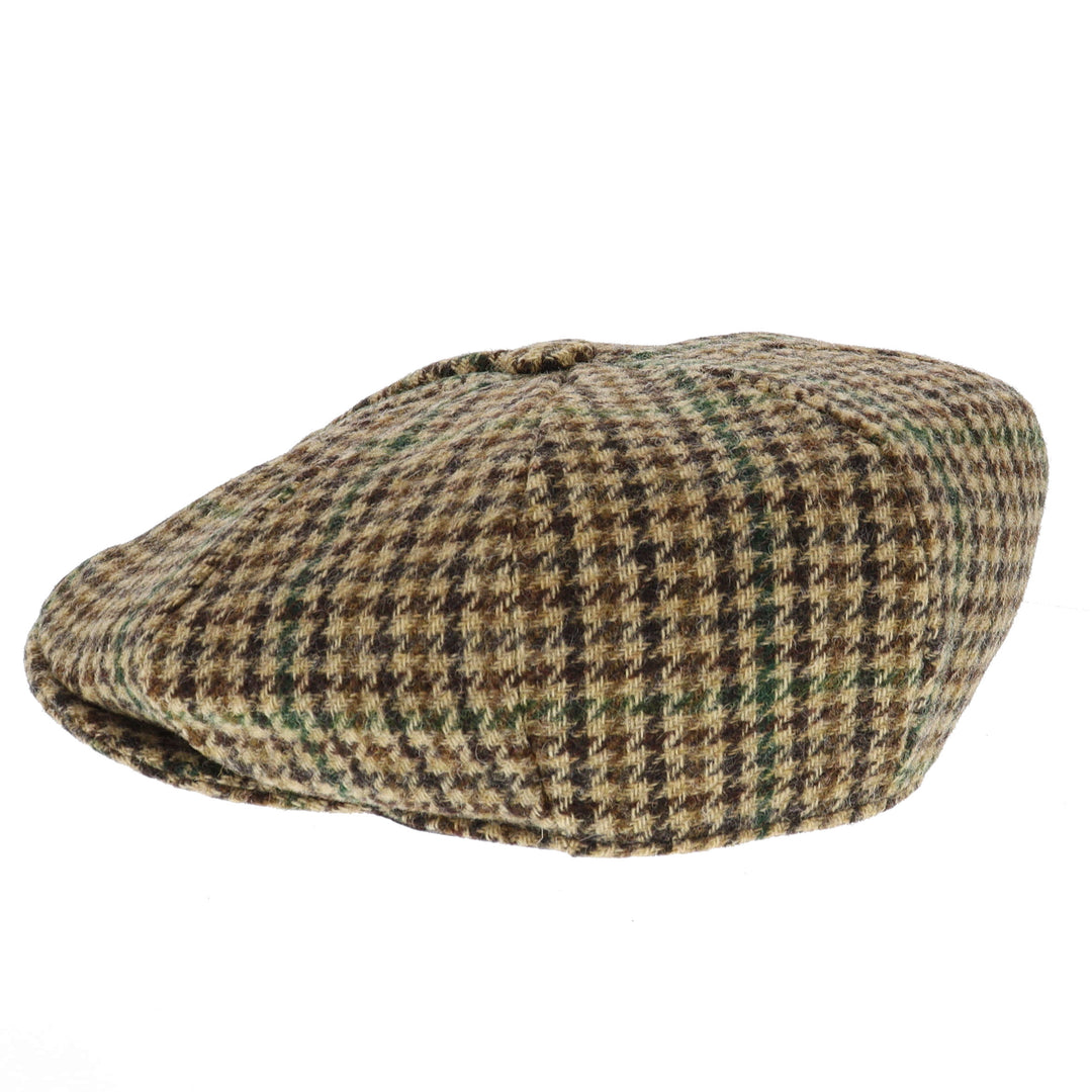 Dents Dogtooth Blagdon Bakerboy Cap - Brown