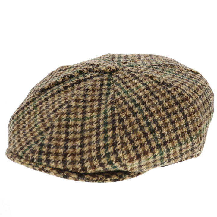 Dents Dogtooth Blagdon Bakerboy Cap - Brown