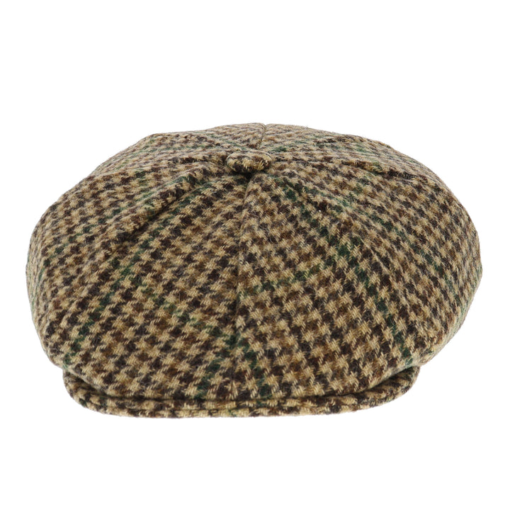 Dents Dogtooth Blagdon Bakerboy Cap - Brown